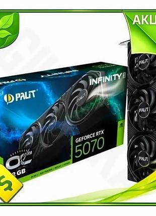 Ve відеокарта geforce rtx 5070 new version palit infinity 3 oc 12гб gddr7 ігрова для пк з активним охо n6w_ver
