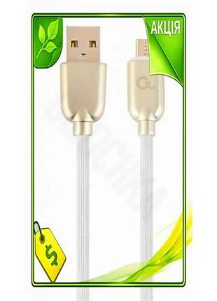 Ve кабель usb 2.0 am new version - microusb 1 м cablexpert білий зарядний кабель для смартфона та план n6w_ver