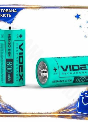 Dm акумулятор 16340 800 специфікація 2.2 mah videx li-ion 3,7 в батарея для електроніки без захисту spe|lz