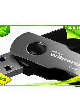 Ve флеш накопитель usb 512гб new version wibrand черный поворотный накопитель для хранения данных usb n6w_ver