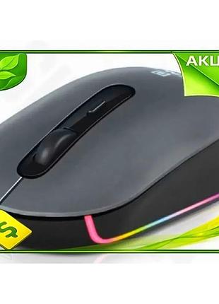 Ve беспроводная мышка real-el оптическая new version с rgb аккумуляторная 2400 dpi для компьютера и но n6w_ver