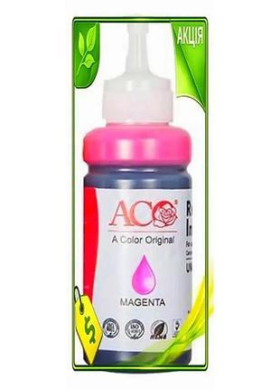 Ve чорнило aco hp gt52 new version magenta 70 мл водорозчинне для принтерів hp картридж для друку n6w_ver