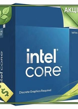 Ve процессор intel core i7 new version 14 поколения lga1700 20x2.1 ггц turbo boost 5.4 ггц для пк гейм n6w_ver