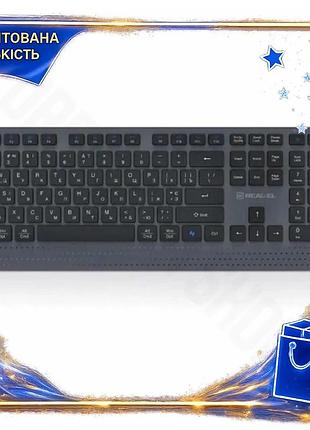 Dm беспроводная клавиатура real-el спецификация 2.2 мембранная black/grey для компьютера с bluetooth u spe|lz