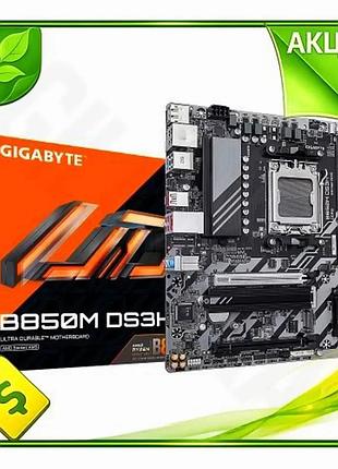 Ve материнська плата gigabyte am5 new version b850m ds3h 4xddr5 microatx для пк геймерів та роботи n6w_ver