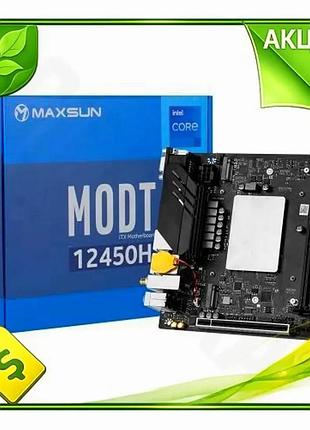 Ve материнська плата maxsun з new version процесором i5-12450h itx wifi для офісу і дому компактна роб n6w_ver