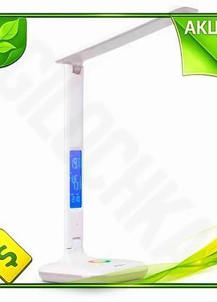 Ve лампа настільна led videx new version 7 вт rgb біла з сенсорним управлінням для роботи і навчання з n6w_ver