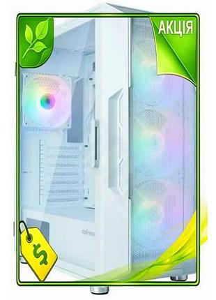 Ve корпус zalman i3 neo new version white mid tower для пк з rgb підсвіткою для atx micro atx mini itx n6w_ver