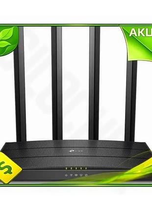 Ve роутер tp-link archer c6 new version wi-fi 1167 мбіт/с 2.4/5 ггц з чотирма антенами для дому офісу n6w_ver