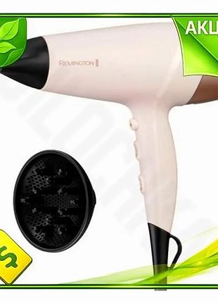 Ve фен remington 2200w для new version волосся білий з іонізацією 2 швидкості 3 температури дифузор ко n6w_ver
