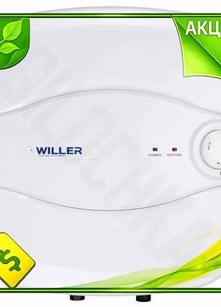 Ve водонагрівач willer 10л 1500вт new version вертикальний над мийкою мокрий тен механічне керування д n6w_ver