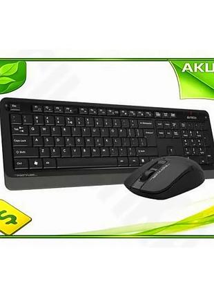 Ve комплект бездротовий a4tech fstyler new version клавіатура та миша чорний бездротовий набір для ком n6w_ver