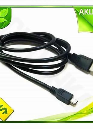 Ve кабель usb 2.0 am new version miniusb 1.5 м extradigital чорний для підключення гаджетів зарядний к n6w_ver