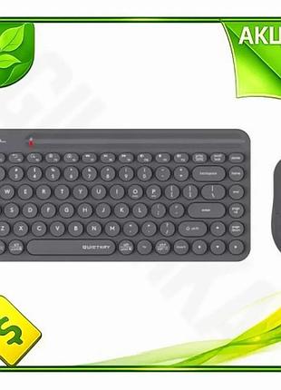 Ve бездротовий комплект a4tech fstyler new version grey клавіатура миша геймерська мембранна оптична b n6w_ver