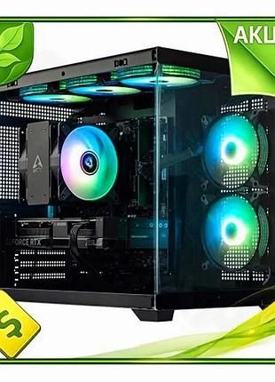 Ve компьютер gtl abyss r7-7700 new version argb черный для игр с rtx 4070s 16гб ddr5 wi-fi 6 1тб n6w_ver