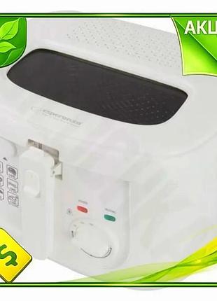 Ve фритюрница esperanza 1800 вт new version 2,5 л белая для жарки картофеля мяса овощей фритюрник n6w_ver