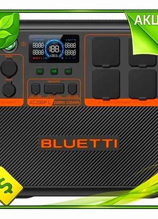 Ve зарядна станція bluetti 2400 new version вт lifepo4 для дому автофургона електростанція з чистою си n6w_ver