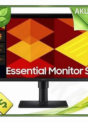 Ve монітор 27" samsung ips new version 1920x1080 100 гц для роботи та ігор чорний матовий дисплей 5 мс n6w_ver