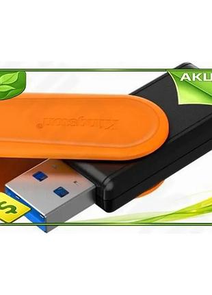 Ve флэш накопитель usb 256гб new version kingston datatraveler exodia s черный оранжевый для хранения n6w_ver