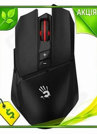 Ve бездротова ігрова миша bloody new version black оптична 12000 cpi для комп'ютера з акумулятором та n6w_ver
