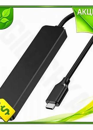 Ve usb choetech 5 в new version 1 type-c 3.0 черный адаптер для ноутбука hdmi 4k usb 100 вт n6w_ver