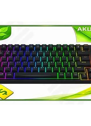 Ve беспроводная механическая клавиатура hator new version компактна rgb с подсветкой для геймеров blue n6w_ver