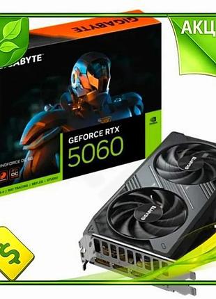 Ve видеокарта geforce rtx 5060 new version gigabyte 8 гб gddr7 для игр с активным охлаждением hdmi 3xd n6w_ver