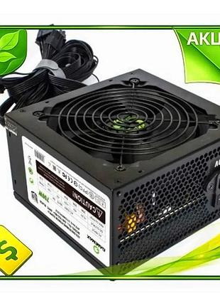 Ve блок питания 700 вт new version gamemax черный 80 plus для компьютера источник питания с защитой n6w_ver