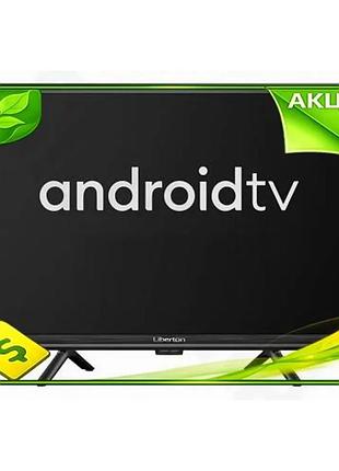 Ve телевизор 24 дюйма liberton new version led hd 1366x768 smart tv для дома с android dvb-t2 hdmi usb n6w_ver
