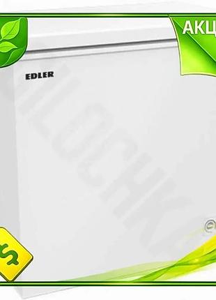 Ve морозильна скриня edler 242л new version механічне управління для заморожування продуктів статична n6w_ver