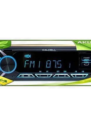 Ve автомагнитола calcell usb 1 new version din bluetooth для автомобиля с fm-радио и microsd кардридер n6w_ver