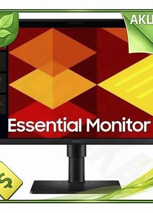 Ve монітор 24" samsung ips new version full hd 1920x1080 100 гц для комп'ютера з матовим екраном і usb n6w_ver