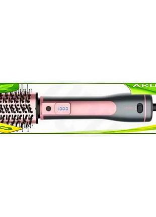 Ve фен-щетка ardesto 1200w grey/pink new version для сушки и укладки волос с ионизацией и cool shot n6w_ver