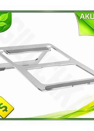 Ve підставка для ноутбука hismart new version алюмінієва до 15 дюймів ергономічна складна підставка дл n6w_ver