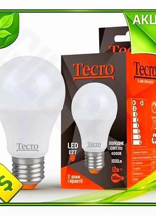 Ve світлодіодна лампа e27 12 new version вт 4000k нейтральне світло 1100 лм для освітлення приміщень м n6w_ver