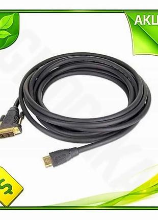 Ve кабель hdmi до dvi-d new version 3 м чорний cablexpert для підключення монітора телевізора відео ка n6w_ver