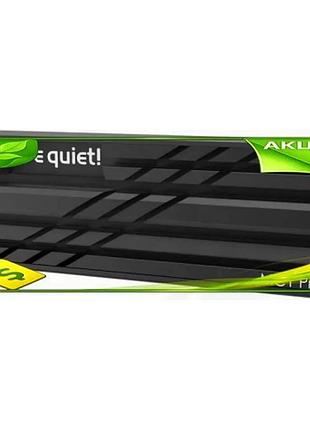 Ve радіатор для m.2 be new version quiet! чорний охолоджувач для ssd формат 2280 кулер для твердотільн n6w_ver