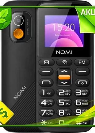 Ve мобильный телефон nomi кнопочный new version black dual sim 1.77 дюйма с bluetooth и fm радио для с n6w_ver