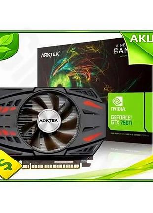 Ve видеокарта arktek geforce gtx new version 750 ti 4gb gddr5 для офиса мультимедийная видеокарта 128- n6w_ver
