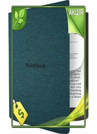 Ve обложка pocketbook 743 flip new version dark green чехол-книга для электронной книги полиуретан мик n6w_ver