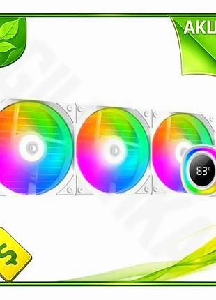 Ve система жидкостного охлаждения id-cooling new version fx360 td white thermal display для процессора n6w_ver