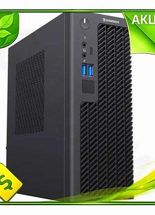 Ve корпус gamemax mini itx new version чорний компактний для міні пк з блоком живлення 230 вт і usb 3. n6w_ver