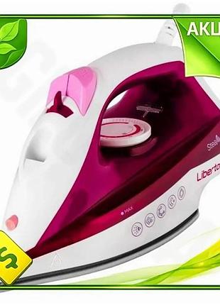 Ve утюг liberton 1800w с new version керамической подошвой вертикальный пар паровой носик для глажения n6w_ver