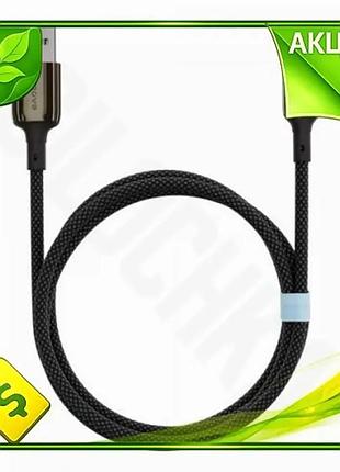 Ve кабель usb type-c proove new version 1 м чорний для синхронізації живлення 2.4a зарядний кабель n6w_ver