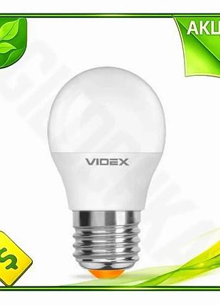 Ve светодиодная лампа e27 6 new version вт 4100k g45 videx нейтральный свет для дома освещения 1020 лм n6w_ver