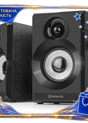 Dm колонки 2.0 real-el спецификация 2.2 s-217 black для компьютера акустическая система 2 x 6 вт с упр spe|lz