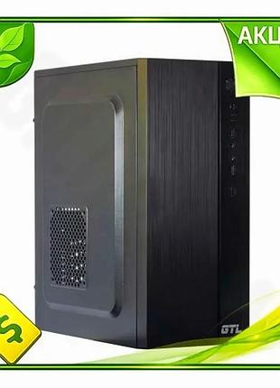 Ve корпус gtl чорний mini new version tower micro atx компактний комп'ютерний корпус для офісу та дому n6w_ver