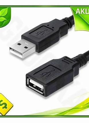 Ve кабель usb 2.0 am new version - usb af 1.8 м чорний для принтера та підключення периферії n6w_ver