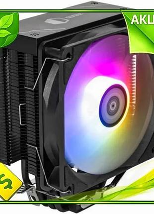 Ve кулер для процесора qube new version чорний активне охолодження 120 мм argb для intel amd до 160 вт n6w_ver