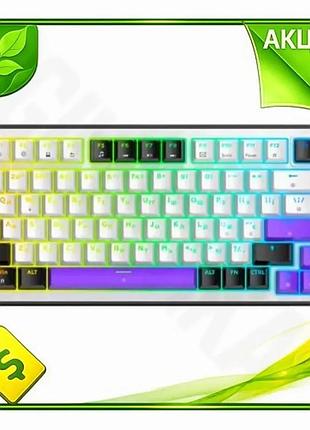 Ve клавиатура hator hellyberry механическая new version 75% white violet usb rgb подсветка для игр ком n6w_ver